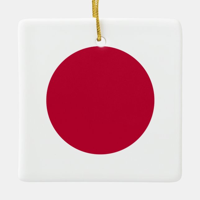 Ornamento De Cerâmica Sinalizador Japão (Japonês) (Frente)