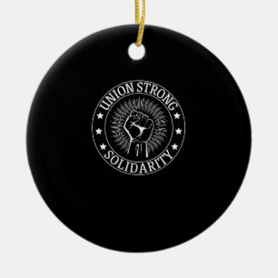 Ornamento De Cerâmica Sindicato Forte Solidariedade Contra Trabalhadores