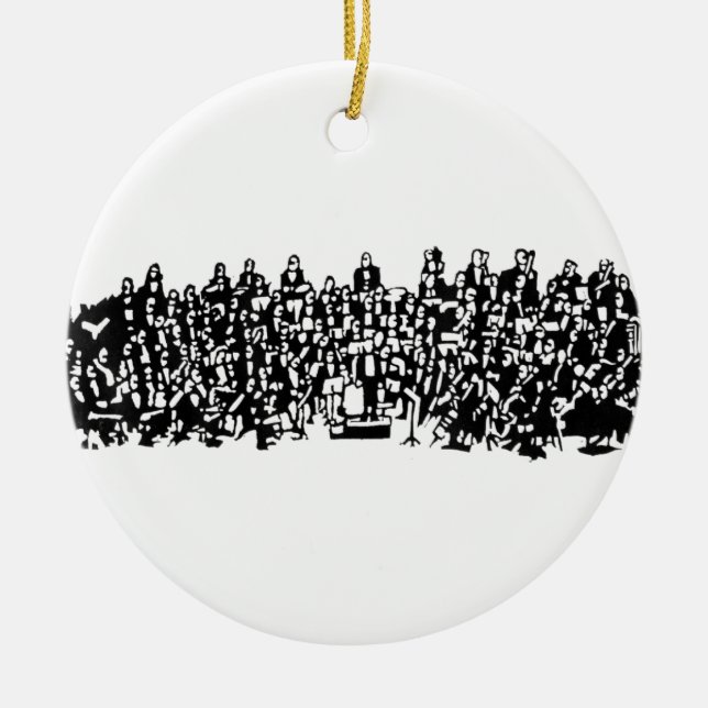 ORNAMENTO DE CERÂMICA SINFONIA! (Frente)