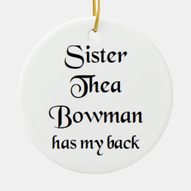 Ornamento De Cerâmica sister thea bowman Mug (Frente)