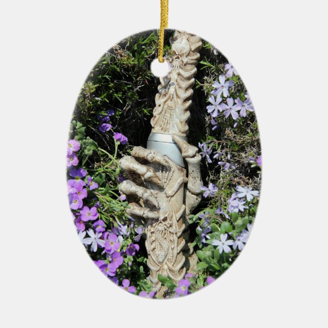 Ornamento De Cerâmica Skelethand- Gótica / Ornament (Frente)