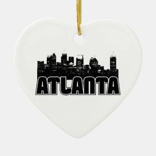 Ornamento De Cerâmica Skyline de Atlanta