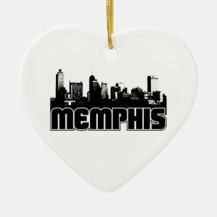Ornamento De Cerâmica Skyline de Memphis