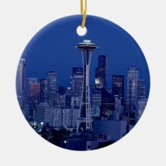 Ornamento De Cerâmica Skyline de Seattle