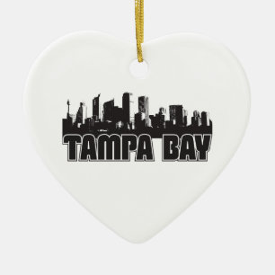 Ornamento De Cerâmica Skyline de Tampa Bay