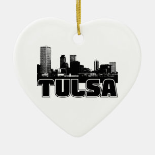 Ornamento De Cerâmica Skyline de Tulsa