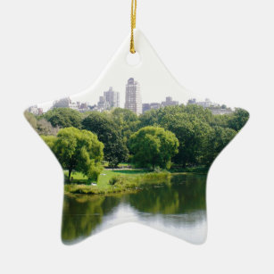 Ornamento De Cerâmica Skyline do Central Park de NYC