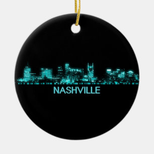 Ornamento De Cerâmica Skyline Nashville