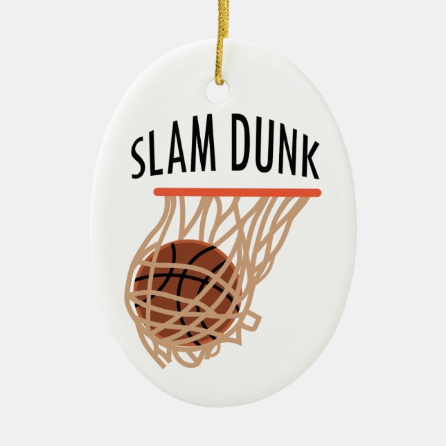 Ornamento De Cerâmica Slam Dunk (Frente)