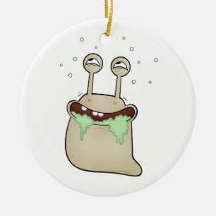 Ornamento De Cerâmica slug dos desenhos animados