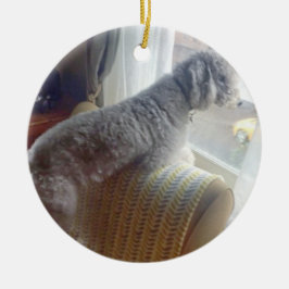 Ornamento De Cerâmica Smokey