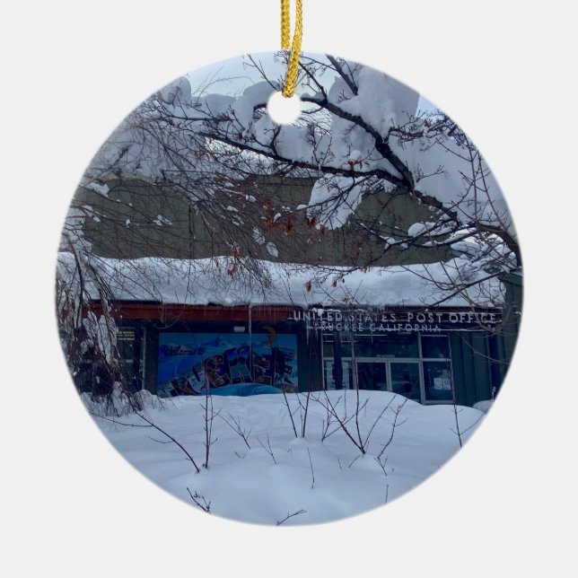 Ornamento De Cerâmica Snow Rush (Frente)