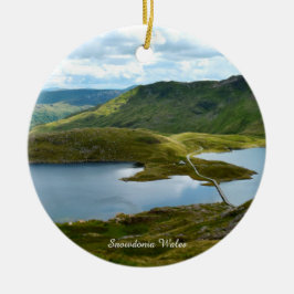 Ornamento De Cerâmica Snowdonia País de Gales.