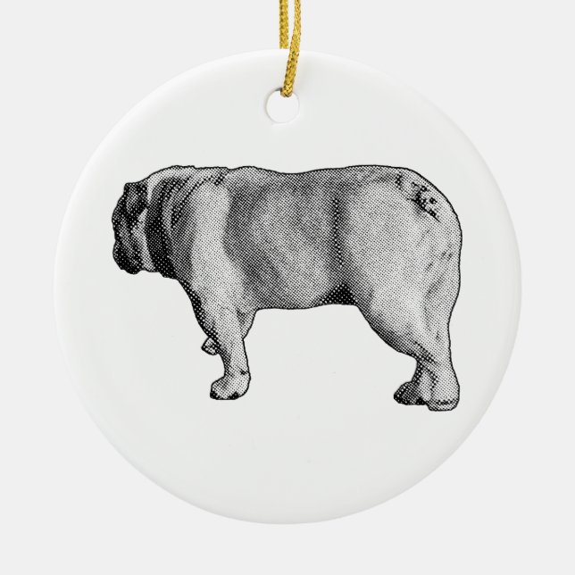 Ornamento De Cerâmica Snowy Stride, Keepsake Cheer (Frente)