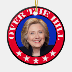 ORNAMENTO DE CERÂMICA SOBRE O MONTE - ANTI-HILLARY CLINTON
