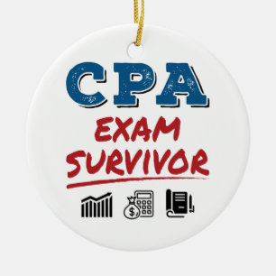 Ornamento De Cerâmica Sobrevivência de exame CPA