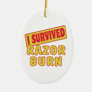 ORNAMENTO DE CERÂMICA SOBREVIVI RAZOR BURN