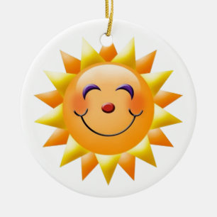 Ornamento De Cerâmica sol