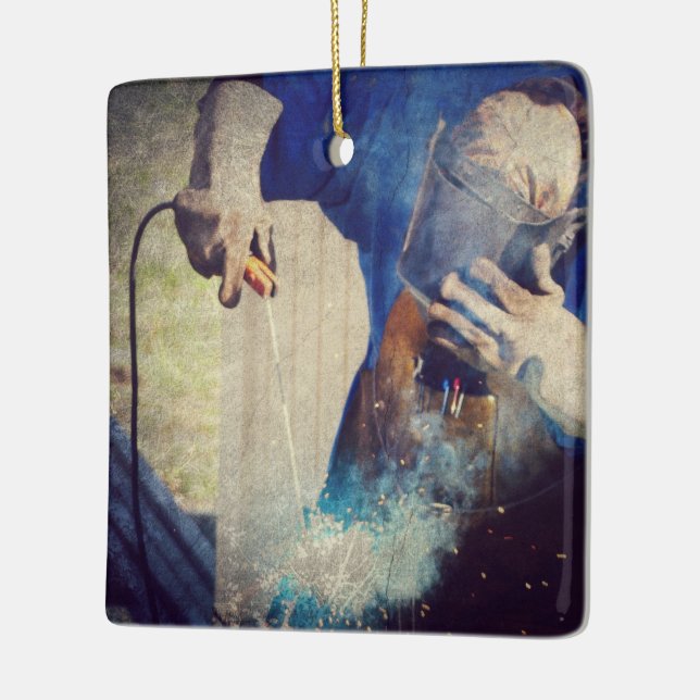 Ornamento De Cerâmica Soldadura (Esquerda)