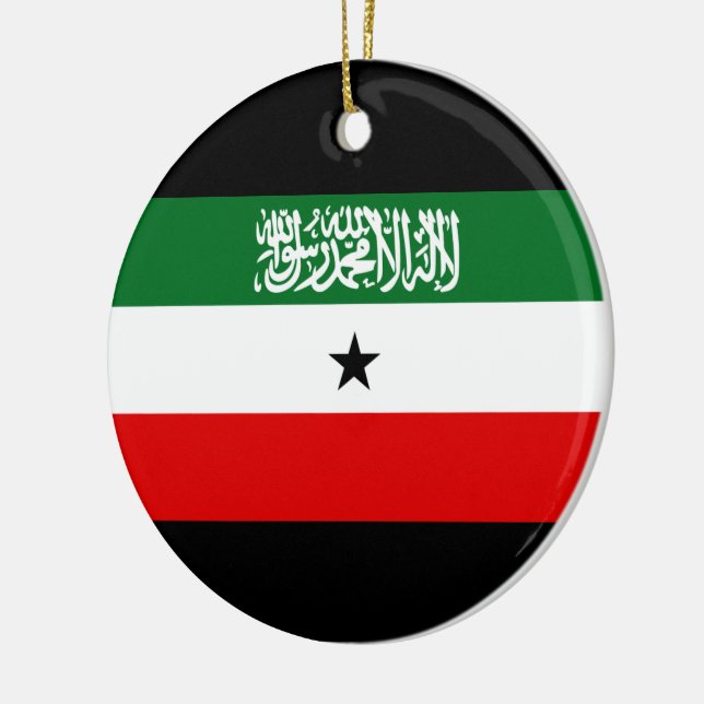 Ornamento De Cerâmica Somaliland Flag (Esquerda)