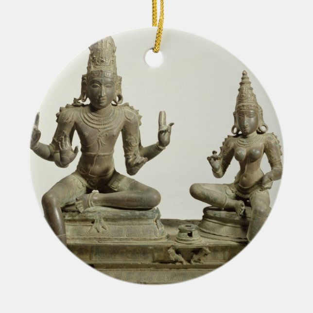 Ornamento De Cerâmica Somaskanda, Chola, Tamil Nadu (bronze) (Frente)