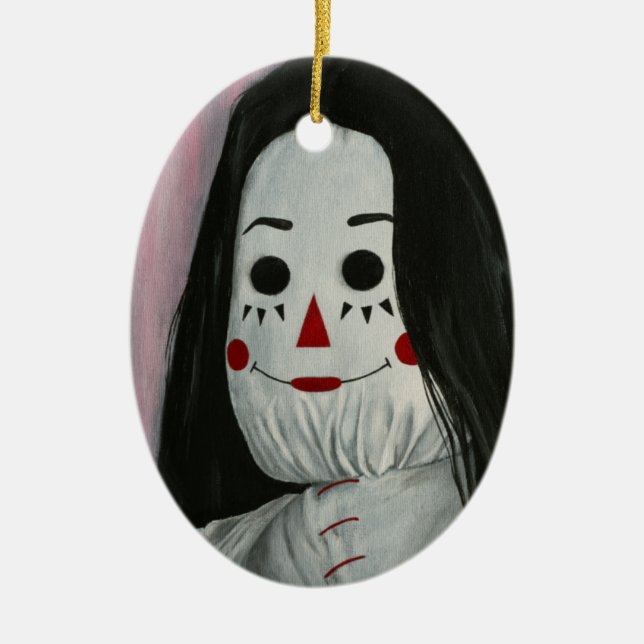 Ornamento De Cerâmica Somos todos Dolls Here IX Cerâmica Ornament (Frente)