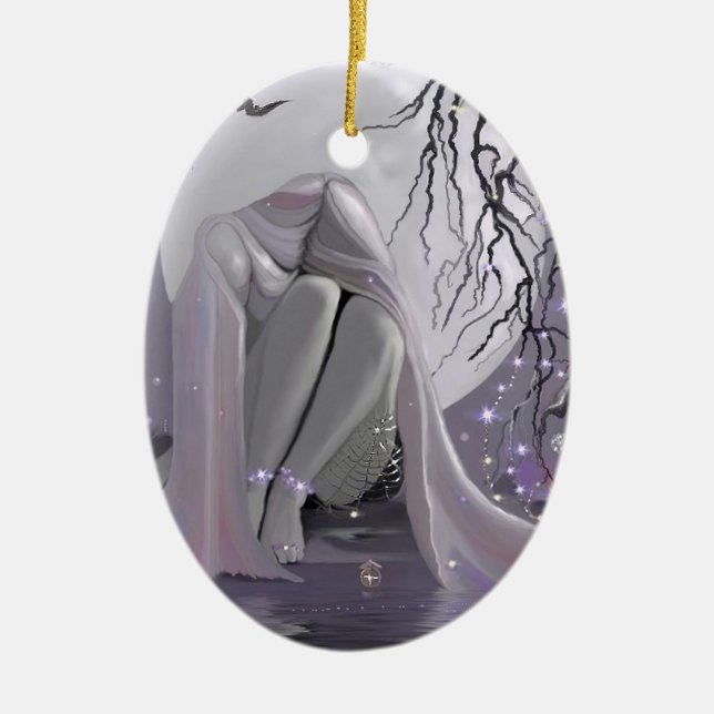 Ornamento De Cerâmica Sono à Lua! (Frente)