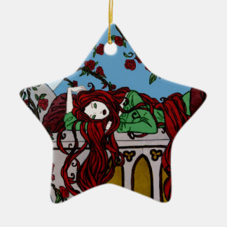 Ornamento De Cerâmica Sono Rapunzel