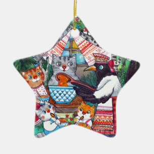 Ornamento De Cerâmica sopa da abóbora