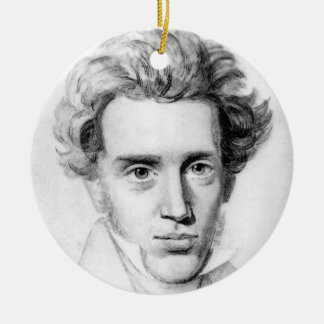 ORNAMENTO DE CERÂMICA "SOREN KIERKEGAARD "