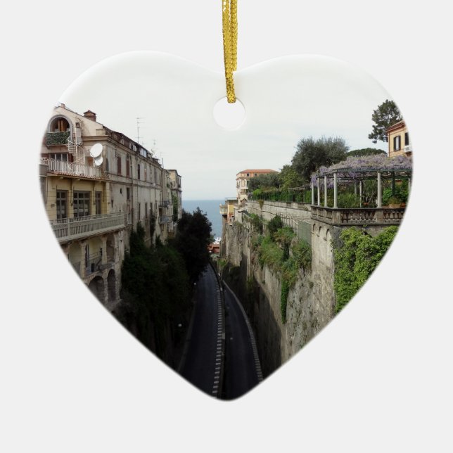 Ornamento De Cerâmica Sorrento, Italia (Frente)