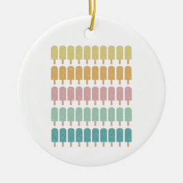 Ornamento De Cerâmica Sorvete de poços de popa Retro Summer Design