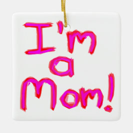 ORNAMENTO DE CERÂMICA SOU UMA MÃE!