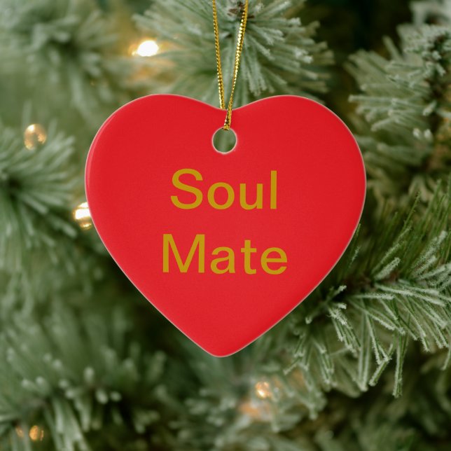 Ornamento De Cerâmica Soul Mate Ornament (Árvore)
