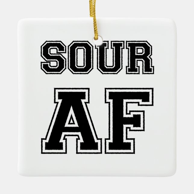 ORNAMENTO DE CERÂMICA SOUR AF (Frente)