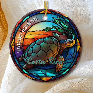 Ornamento De Cerâmica Souvenir de férias na Costa Rica