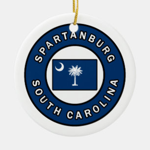 Ornamento De Cerâmica Spartanburg Carolina do Sul
