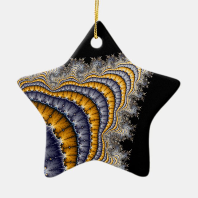 Ornamento De Cerâmica Spine_fractal (Frente)