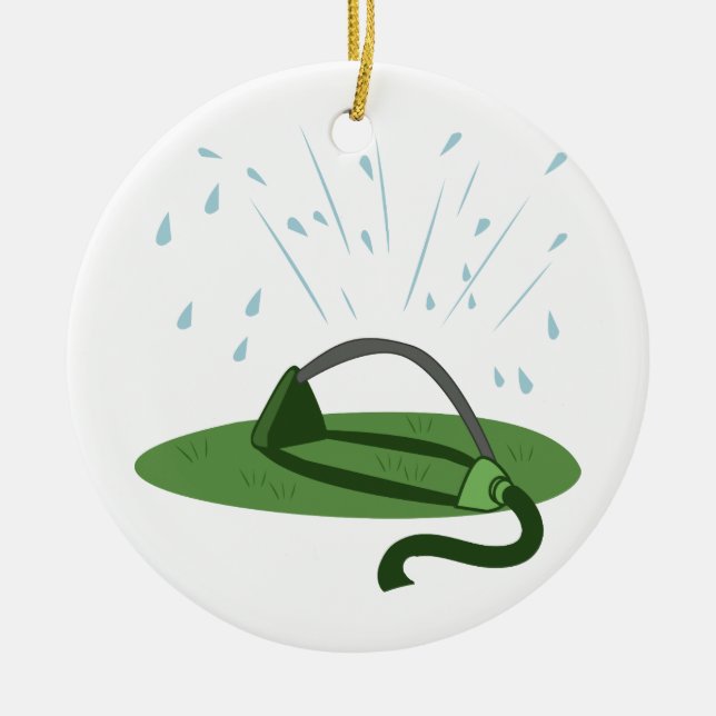 Ornamento De Cerâmica Sprinkler (Frente)