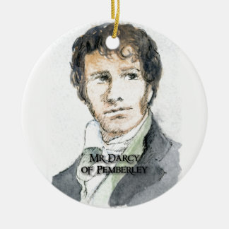 Ornamento De Cerâmica Sr. Darcy de Pemberley