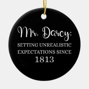 Ornamento De Cerâmica Sr. Darcy: Expectativas Irrealistas Desde 1813 I
