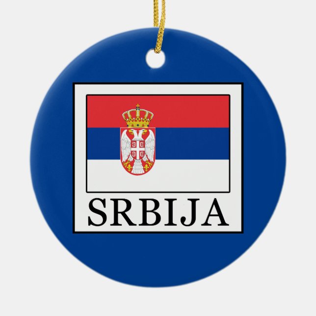 Ornamento De Cerâmica Srbija (Frente)