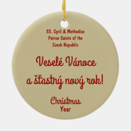 Ornamento De Cerâmica SS. Cyril & Methodius (M 001)