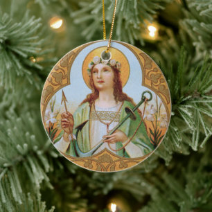 Ornamento De Cerâmica St. Philomena (BK 005)
