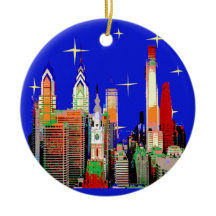 Starry Night Philadelphia, Abstrato Sky com estrel