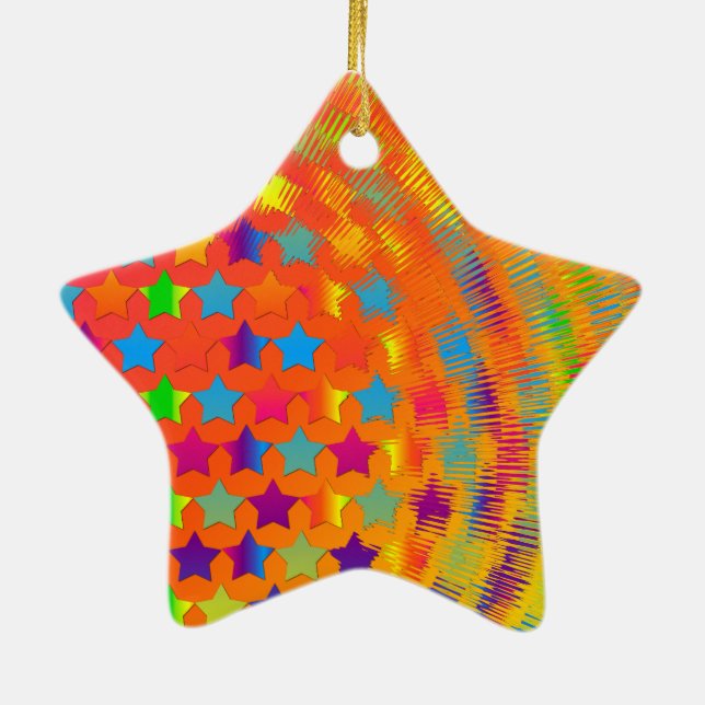Ornamento De Cerâmica Stars Exploded STAR ORNAMENT (Verso)