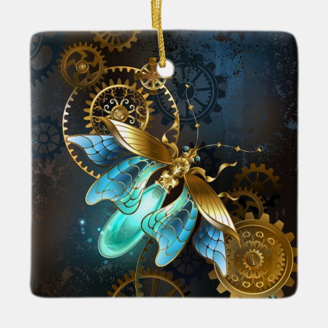 Ornamento De Cerâmica Steampunk Firefly (Frente)