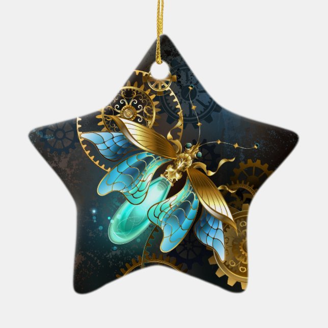 Ornamento De Cerâmica Steampunk Firefly (Frente)