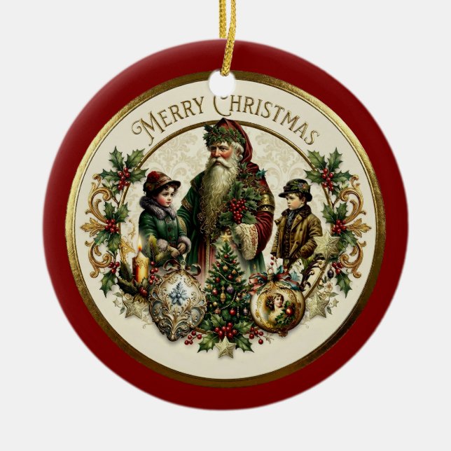 Ornamento De Cerâmica Sticker (Frente)