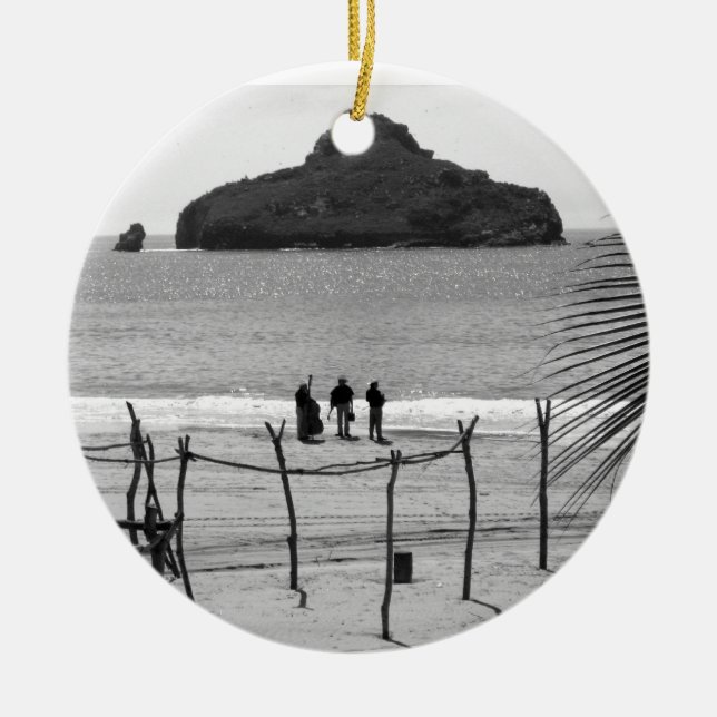 Ornamento De Cerâmica Stone Island, México (Frente)